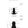 5 Sizes Hollow Anal Plug/Dilator/Dildo Soft Speculum Prostate Massager Butt Plug Set Intimate/Enema Sex Toys For Women Men