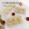 Christmas Ball Decoration Set With Metallic Hollow Ornaments For Holiday Home Decor