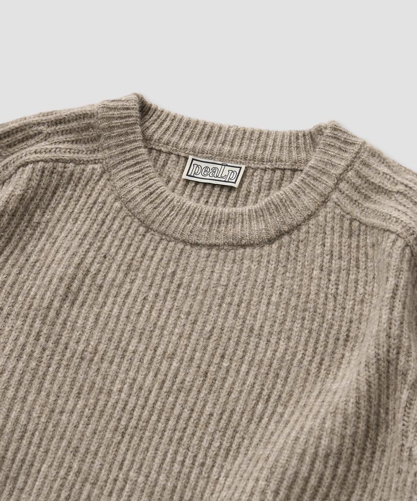 Pilpeu Basic Crewneck Knit 32(Oatmeal)