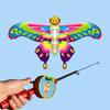 1Set Children Kite Toy Cartoon Butterfly Swallows Eagle Kite With Handle Kids Flying Kite Outdoor Toys