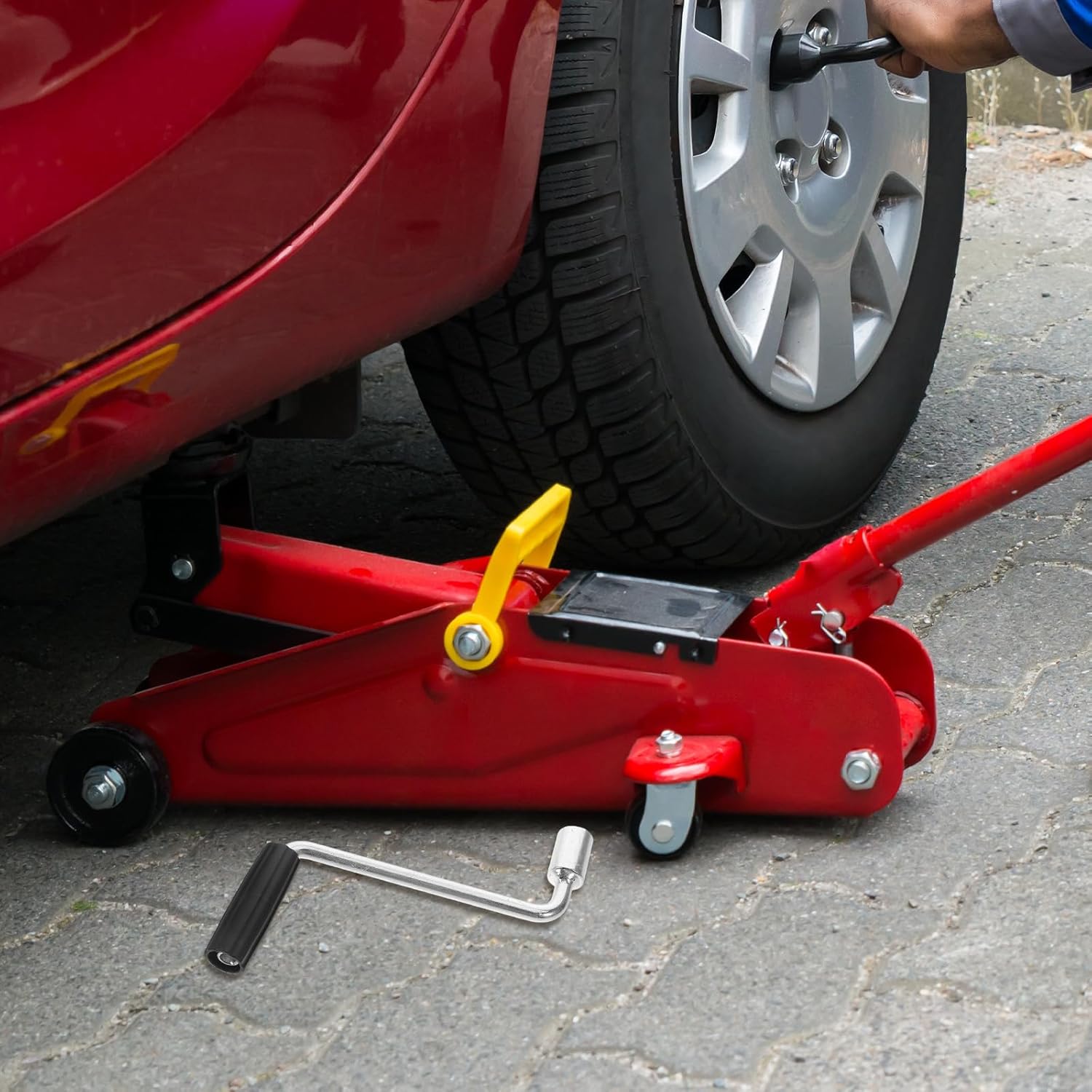 balacoo Camper Crank Handle Replacement for Trailer Jack Rv Parts Truck Trailer Accessory Hand Crank Rocker with Easy Installation Durable for