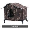 Oxford Cloth Outdoor Cat House Durable Rainproof Pet Shelter for Feral Felines Winter Enclosure