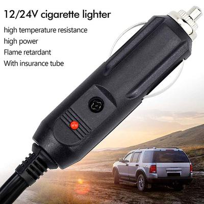 NEW 12V/24V Auto 20A Car Cigarette Lighter LED Socket Plug Connector Adapter For Car/Van Vehicle Motor Car Accessories