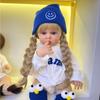 Mjuk silikon Reborn Doll 60 cm Toy Blont hår för flicka Naturtrogna Vinyl Princess Baby med tygkropp Bebe Födelsedagspresent