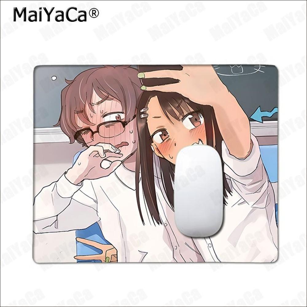 Anime nagatoro san  Mousepad Rubber Small Thickened Mouse Pad Gaming Keyboard Table Office Supplies Room Decor  PC Mouse Carpet