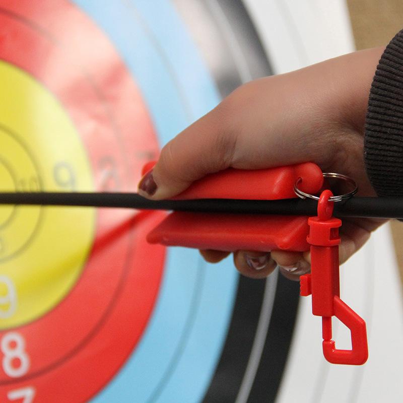 Zewnętrzny Gumowy Żelowy Łuk Strzelecki Outdoor Gumowy Ściągacz Strzał Remover z Brelokiem Narzędzie Akcesoria do Celu Strzeleckiego