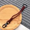 Handmade Lanyard Outdoor Rock Climbing Paracord Snake Knot Keychain Tactical Survival Tool Backpack Double Buckle Key Chains