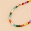 Bohemian Kleurrijke Acryl Kralen Choker Ketting Voor Vrouwen Mode Statement Sleutelbeen Ketting Esthetische Y2K Nek Sieraden