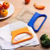 Aguja de Cebolla en Forma de Corazón Rebanadora Multifuncional de Verduras y Ayuda para Rebanar Frutas y Verduras