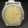 GENUINE VINTAGE SEIKO 5 AUTOMATIC JAPAN MENS GOLDEN COLOR DIAL WATCH A702604-1 R209-a702604