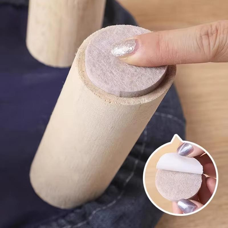 Thickened Self-adhesive Felt Chair Leg Pads Anti Slip Scratch Resistant Noise Resistant Floor Furniture Protection Pads Gaskets