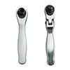 2 Pieces 72 Teeth Mini Ratchet Wrench Toughbuilt Swivel Socket Wrench Spanner for 1/4 "Drive Sleeve Automotive Mini Repair Tools