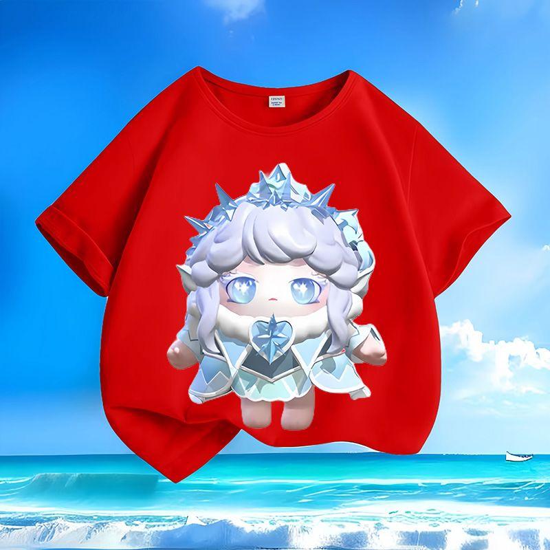 Children's Egg Doll Party Top, Summer Loose Top for Boys and Girls