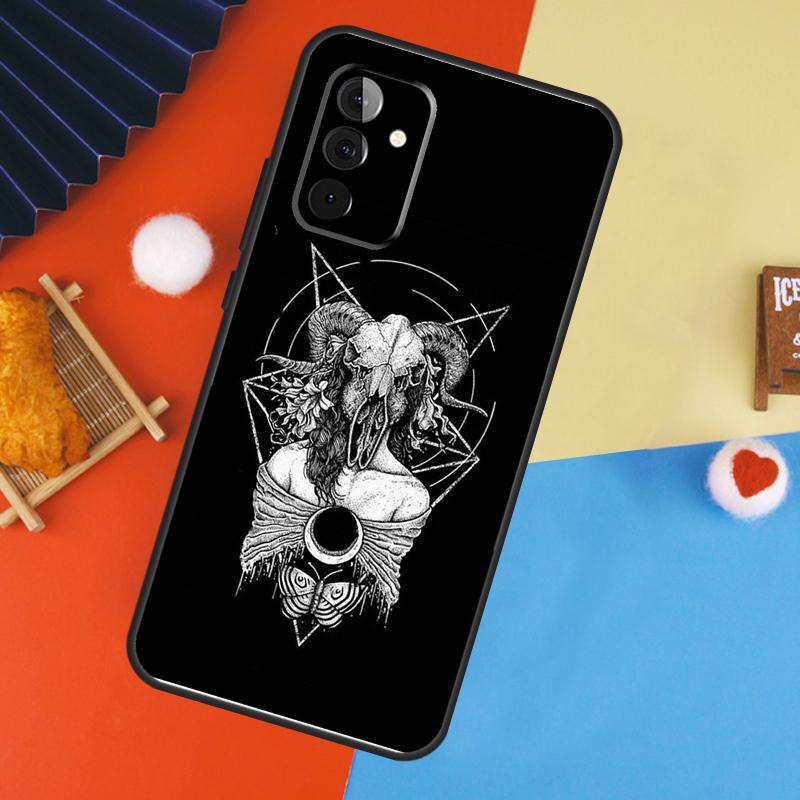 Witchcraft Occult Pentagram Case For Samsung Galaxy A17 A35 A55 A06 A16 A26 A36 A56 A53 A32 A52 A33 A13 A14 A34 A54 A15