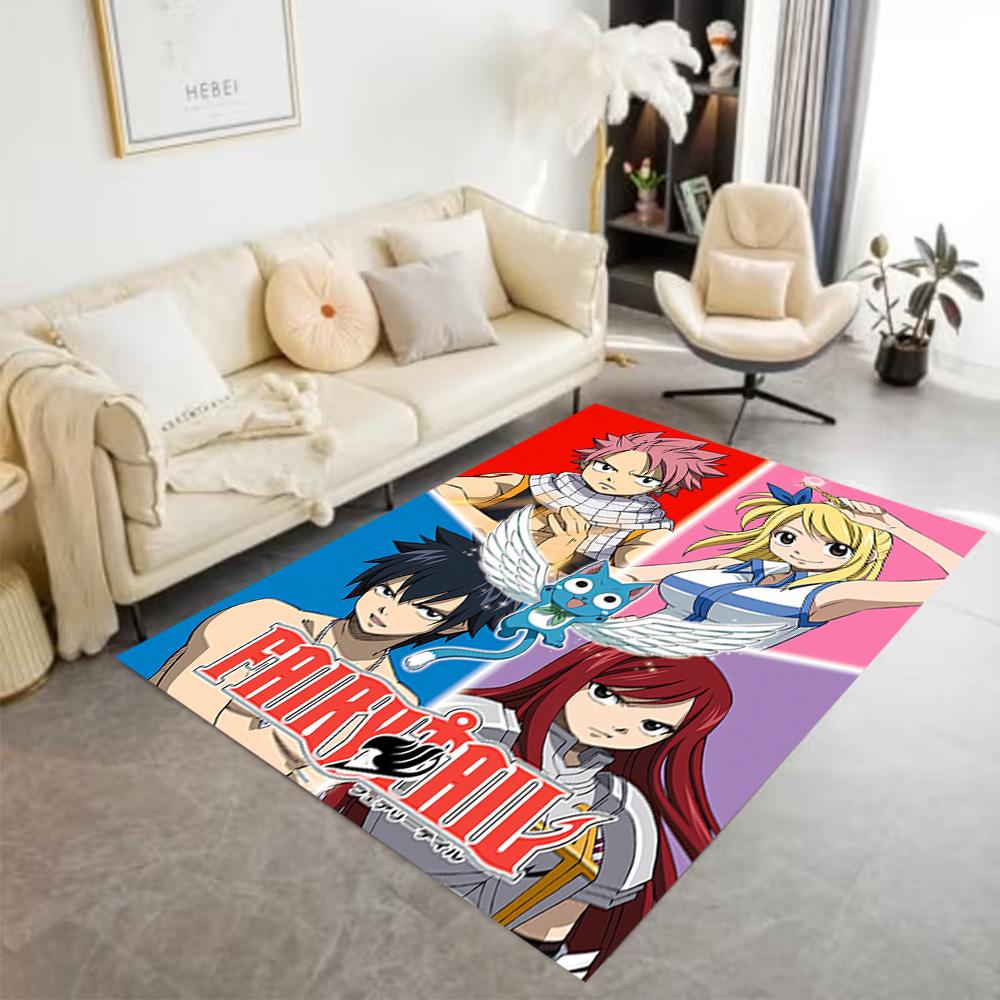 Fairy Tail Adventure Floor Rug Office Rug Design for Study Room Hallway Dormitory Foyer Anti-slip Rug Office Home Decor
