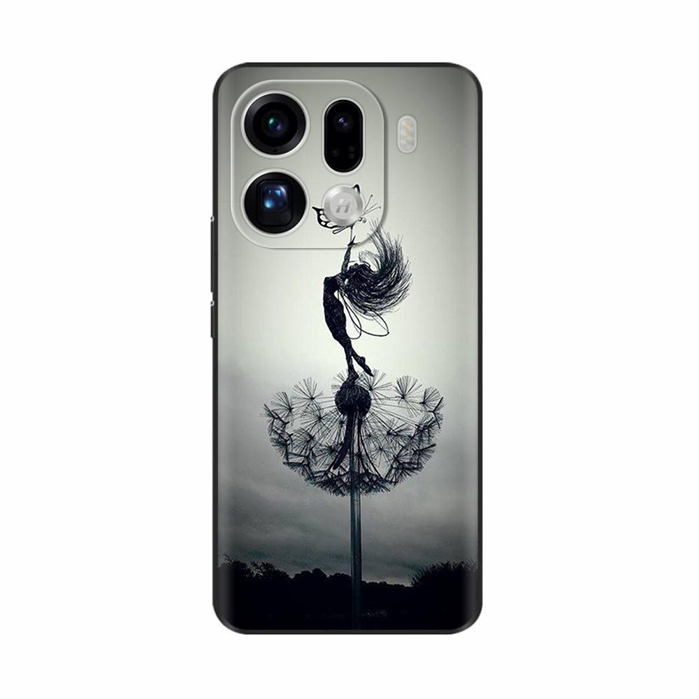 For OPPO Find X9 Pro Case Cute Flowers Cartoon Back Cover For OPPO Find X9 Cases FindX9 Pro ShockProof Phone Cases Funda Shells