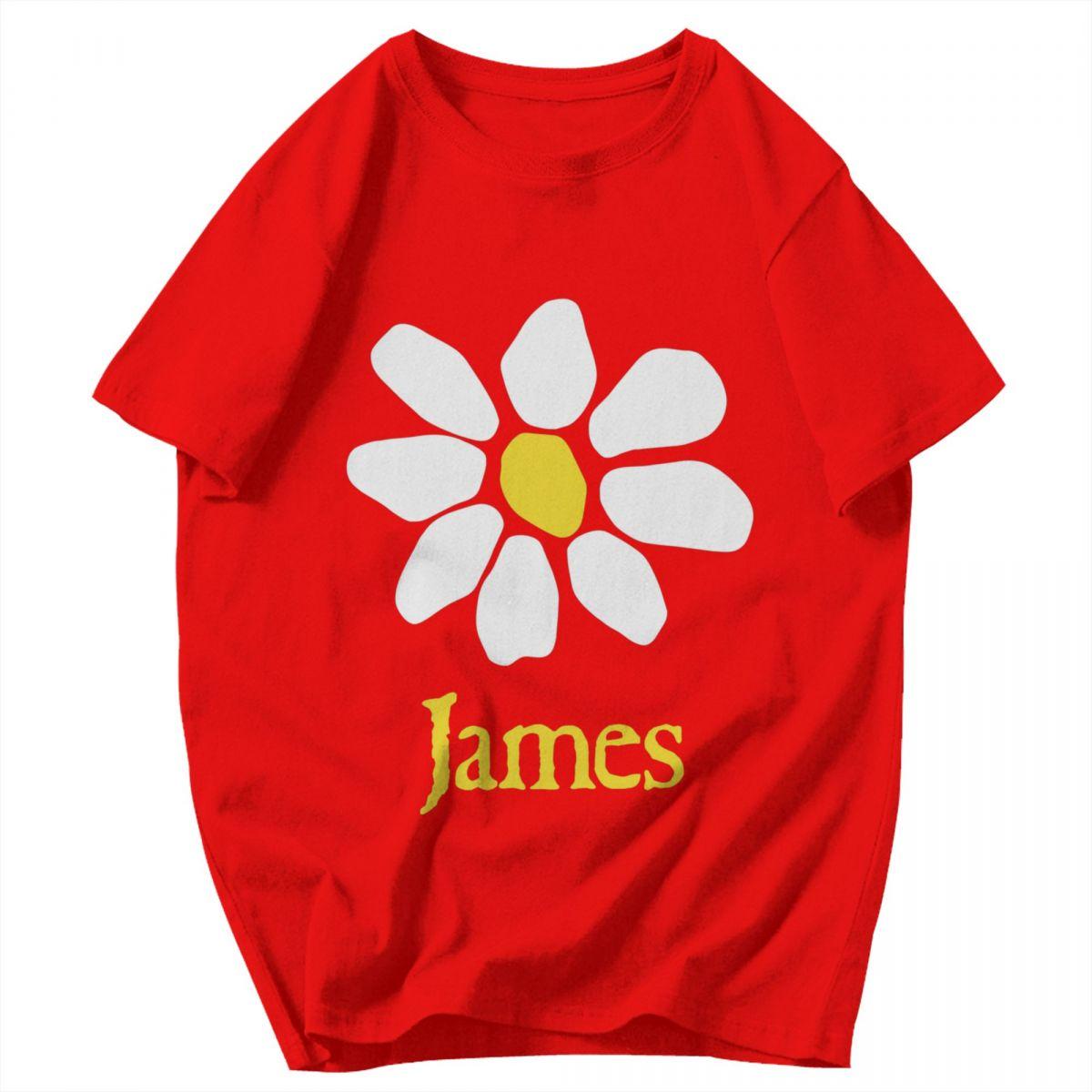 Men T Shirt James Fresh As A Daisy Trendy Unique Y2K Graphic Customized Unisex Clothing T Shirts S