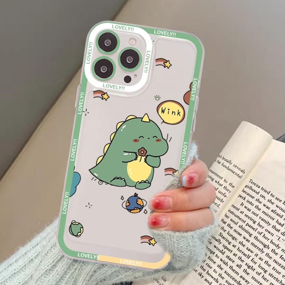 Lovely Little Dinosaur Phone Case For Redmi 7 8 9 A For Redmi Note 5 7 8 9 10 11 Pro Max 4G 5G Funfas