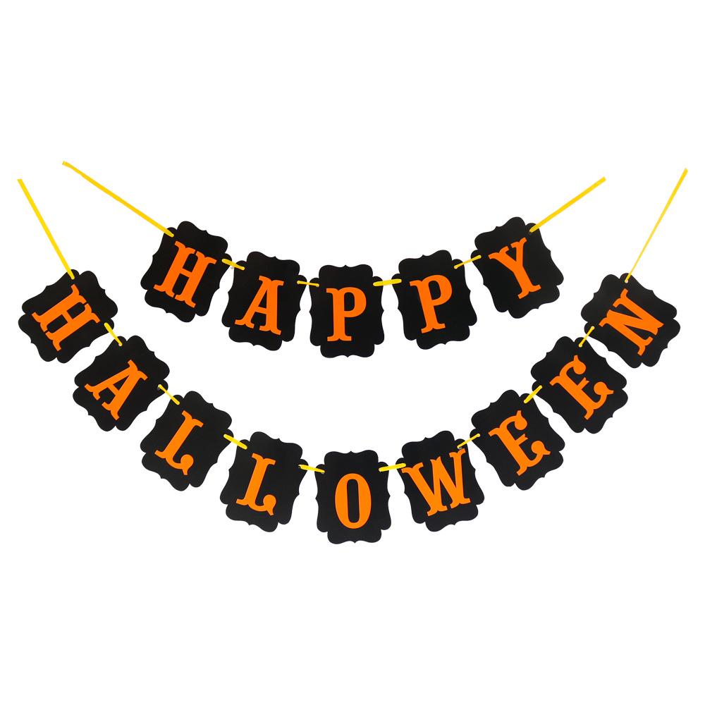 New Halloween Bunting: Witch, Bat, Triangle Flags for Party Decor