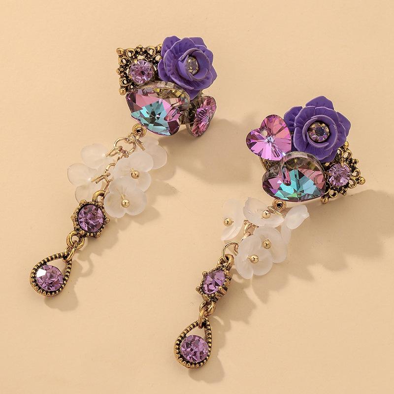 Love Flower Earrings Ins Fashion Elegant Earrings for Women