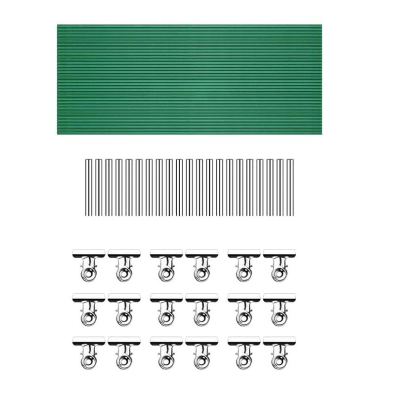 Gewächshausbogen Wachstunnel Gartenbogen Fiberglas Gartenbogenrahmen für Gartennetze Hochbeet Pflanzenschatten