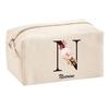 Trousse multifonction Nesrine Lettre Fleur Cadeau Anniversaire Noël Idée Personnalisé Original | Trousse Scolaire Fournitures Bureau