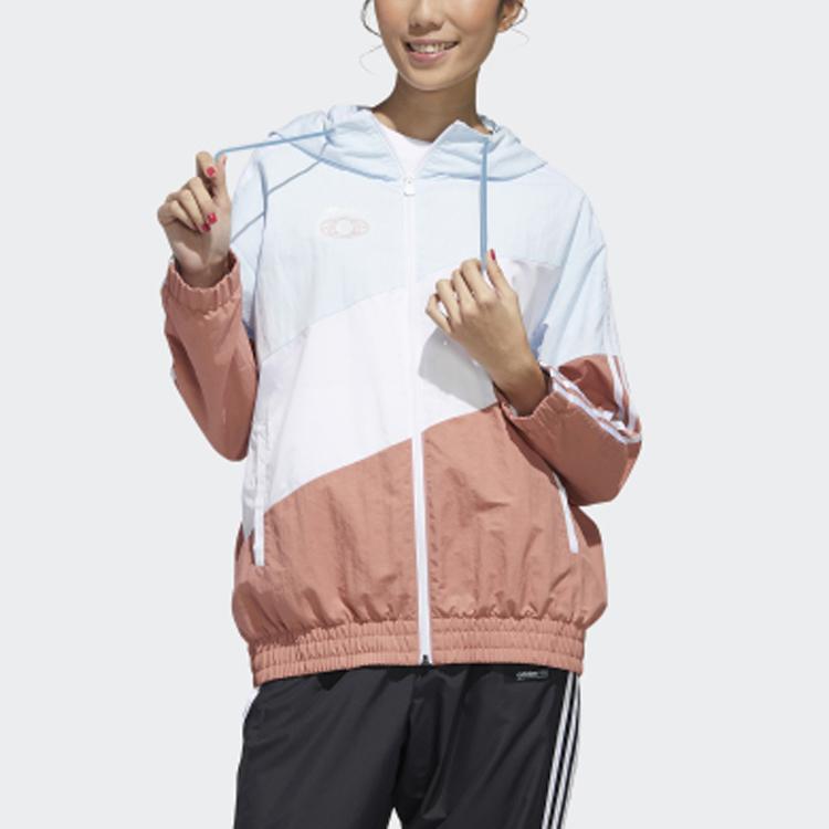 Adidas Neo Essential Game Windbreaker Women Outerwear Light-Sky-Blue GM2317