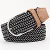 Elastic Braided Belt Casual Pin Buckle Women's Canvas Belt Men's Elastic Belt