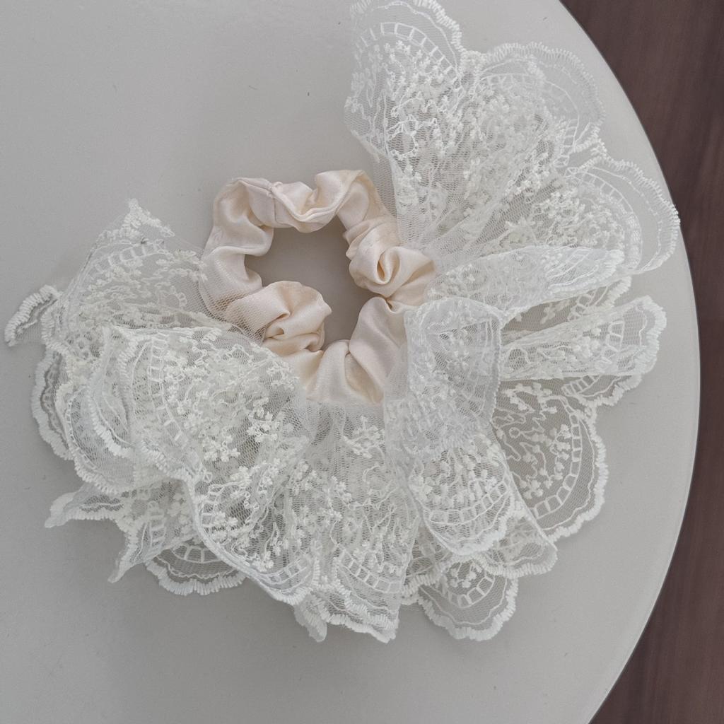 Hair accessories korean scrunchie bands ties elastic rubber for women girl leading fashion vintage bow popular adults kpop large