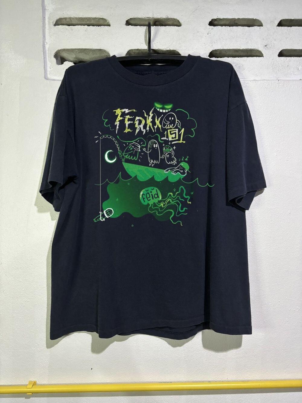

Feid & Icon FERXXO 151 Album Black Full Size Shirt BL1470 XL