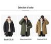 Men's Winter 2025 Hooded Mid-Length Cotton Jacket - Thick, Warm, Trendy Outdoor Coat