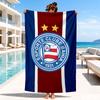 Football Club Emblem Beach Towel, Microfiber Beach Towel, Perfect For Pool, Beach, Travel, Home Decor Beach Party Fan Gifts