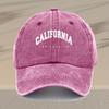 Fashion Letter Print MenS Washed Cap Casual MenS Baseball Cap Distressed MenS Hat Adjustable Ideal for Gifting DesignDr
