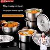 304 Stainless Steel Steaming Bowl with Lid