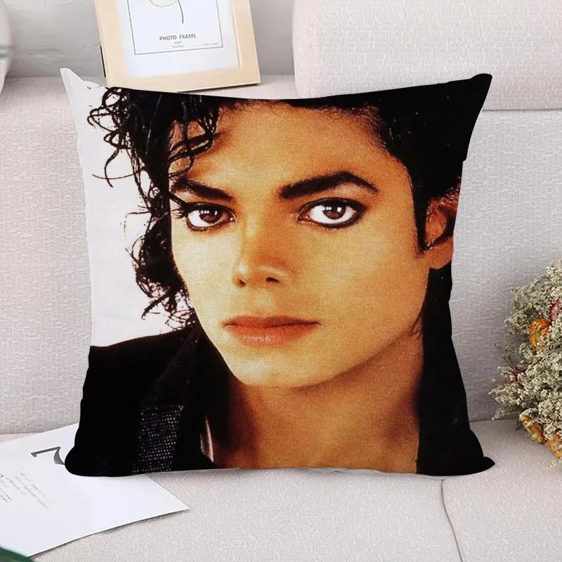 Dekorativní povlak na polštář Michael Jackson 40x40 Potah na polštář 40x40cm Povlaky na polštáře Polštáře na postel pro obývací pokoj Polštáře na pohovku Polštář