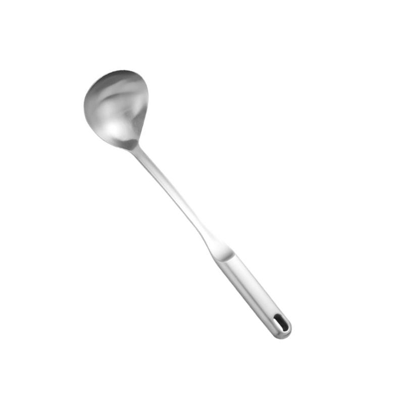 Metallkelle/Spatel mit langem Griff für Wok 316 Edelstahl Kochwerkzeug Praktischer Löffel/Schaufel Küchenutensilien X3UC