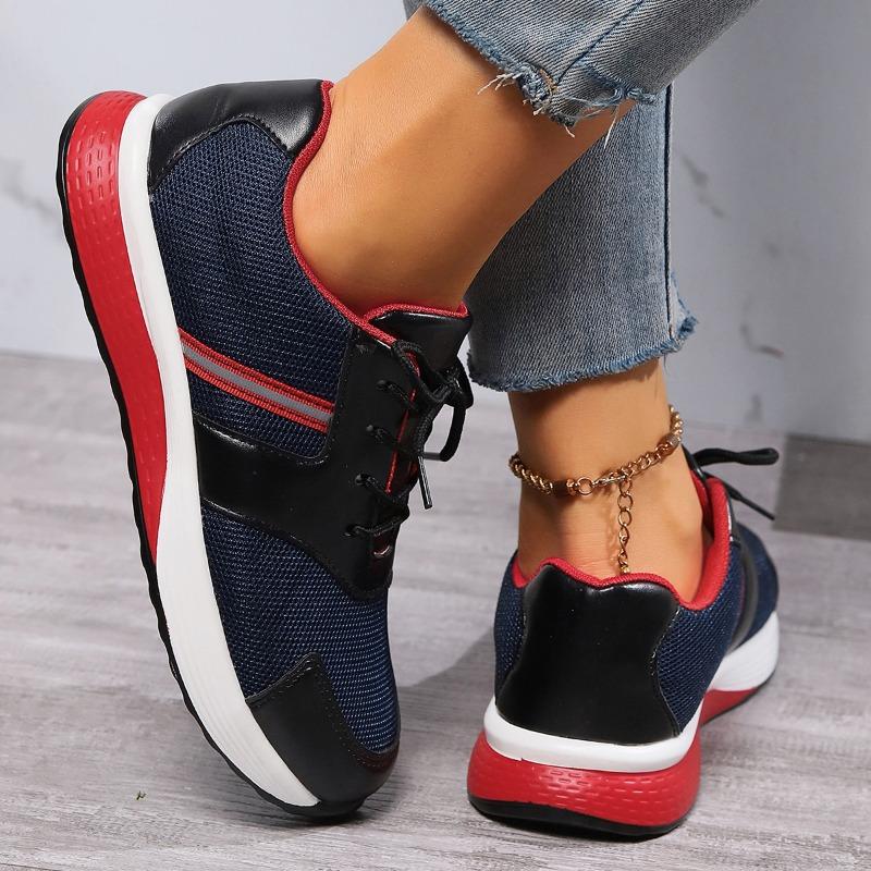 Ladies' Spring Sports Single Shoes, Running Shoes, Spring and Autumn Shoes, Soft Soled, Lightweight, Casual and Comfortable