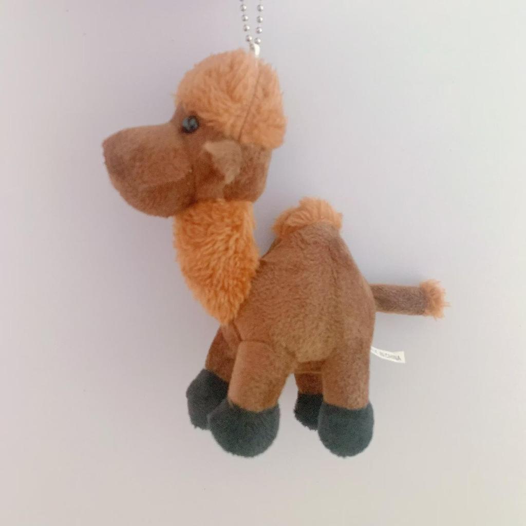 Plush Camel & Alpaca Keychain - Cartoon Animal Doll Pendant Gift