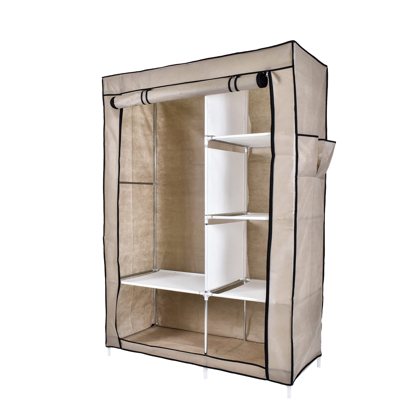 

Шкаф для хранения Sunparcy, вешалка для одежды (Кофе) [Продукт] кофейный