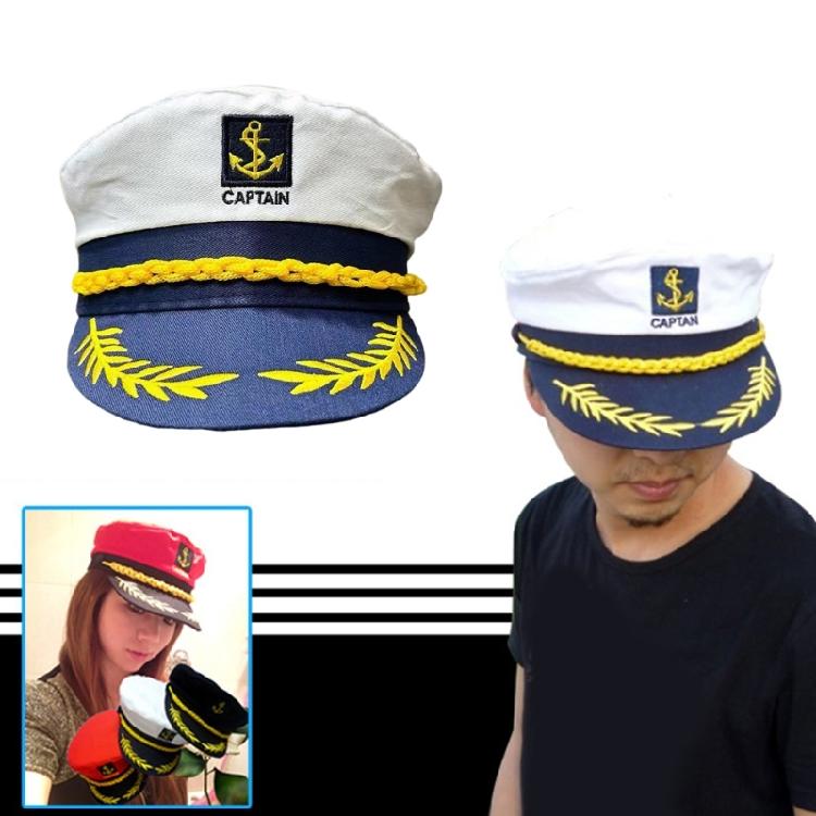 Breathable Embroidered Sailors Hat Adjustable Perfect For Costume Event Daily Wear