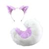 Realistic Foxes Tail And Ears Set For Women Cosplay Faux Furs Costume Headband and Tail Convention Role Play Accessories