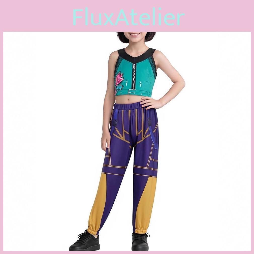 Kpop Hunters Demon Rumi Mira Zoey Kids Cosplay Costume Dress Party Halloween