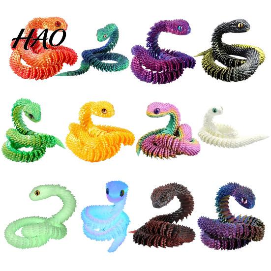 Realistisches PLA-Schlangenmodell 3D-gedrucktes, artikuliertes Spielzeug, Flexible bewegliche Gelenke, Figuren als Belohnung für Kinder im Klassenzimmer, Fidget-Spielzeug für Schreibtischdekoration
