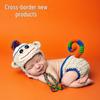 Adorable Infant Monkey-Themed Photography Outfit with Props