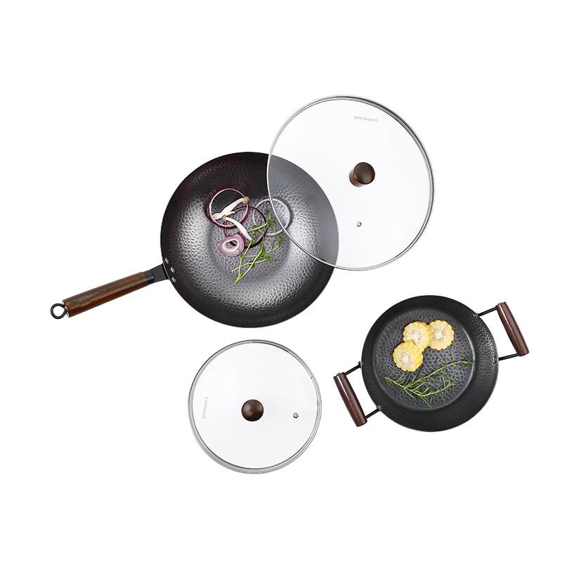 LOCK&LOCK Recall 304 Stainless Steel Non-stick Wok Set