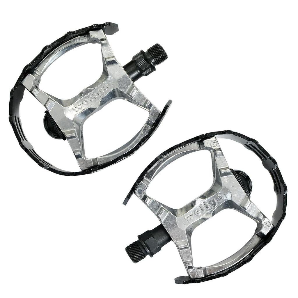 Wellgo Old school BMX MTB Bear Trap Bicycle WE2963 XC-II 9/16" Pedals, Black,