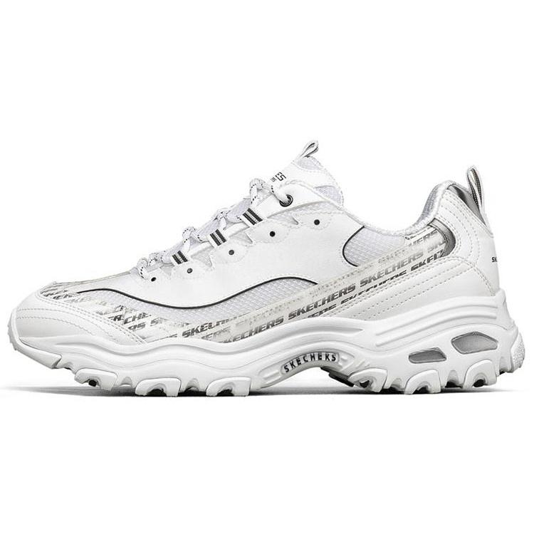 Skechers D lites 1.0 Running Shoes White/Black Men s 237158-WBK EU 43