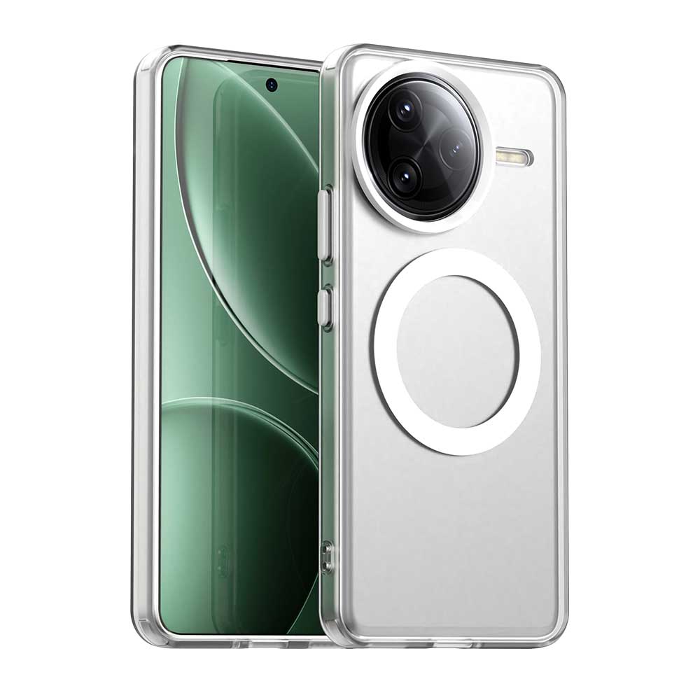 Magnetic Wireless Charging Case For Xiaomi Poco F7 Pro F7 Ultra Cover Candy Colors Transparent Back Shell Coque