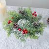 Christmas Candle Ring Table Centerpieces for Parties Holiday Decor