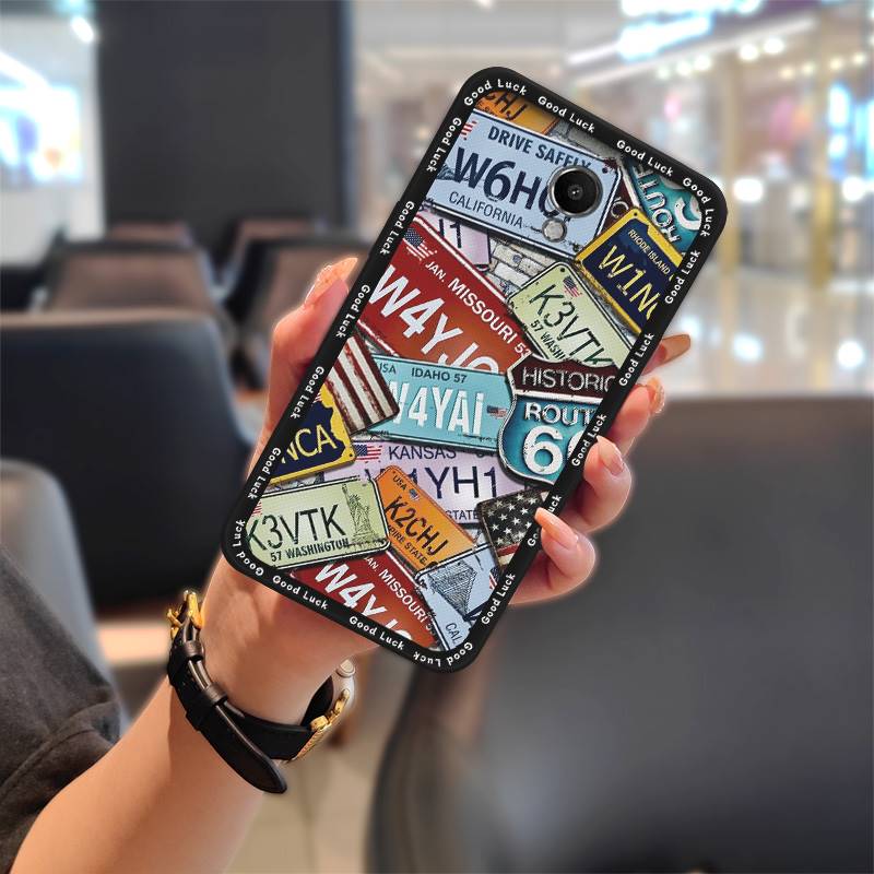 Fashion Design Protective Phone Case For Meizu M5 TPU Anti-knock Back Cover Waterproof Full Wrap Cover Anti-dust Cute